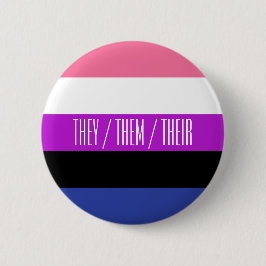 Schaltfläche "Genderfluid Flag Pronoun" Button