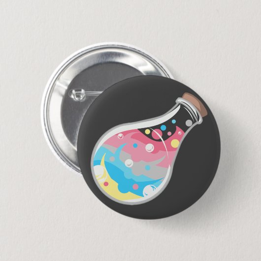 Schaltfläche "Genderflux Pride" Button (Vorne & Hinten)