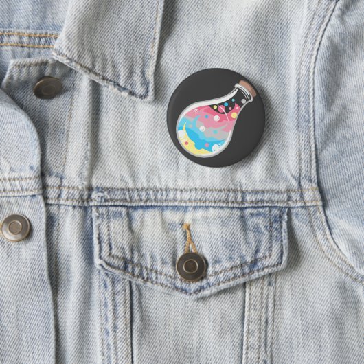 Schaltfläche "Genderflux Pride" Button (Beispiel)