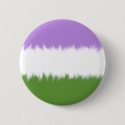 Schaltfläche "Genderqueer Flag" Button (Vorderseite)