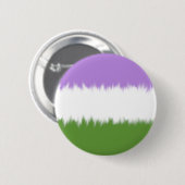 Schaltfläche "Genderqueer Flag" Button (Vorne & Hinten)