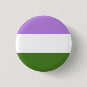 Schaltfläche "Genderqueer Flag LGBT" Button