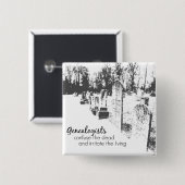 Schaltfläche Genealogie Button (Vorne & Hinten)