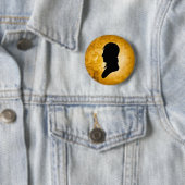 Schaltfläche "Gentleman Silhouette on Gold" Button (Beispiel)