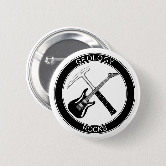 Schaltfläche "Geology Rocks" Button (Vorne & Hinten)