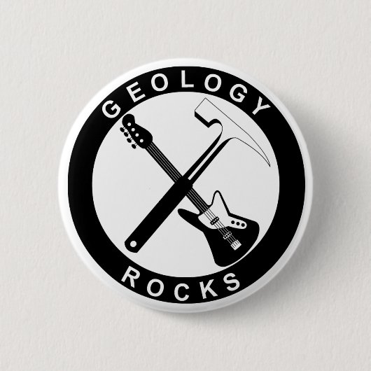 Schaltfläche "Geology Rocks" Button (Vorderseite)
