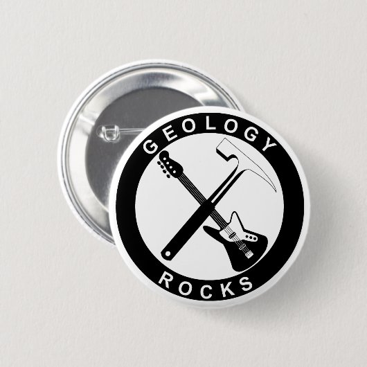 Schaltfläche "Geology Rocks" Button (Vorne & Hinten)