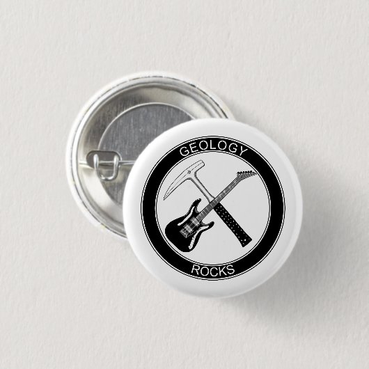Schaltfläche "Geology Rocks" Button (Vorne & Hinten)