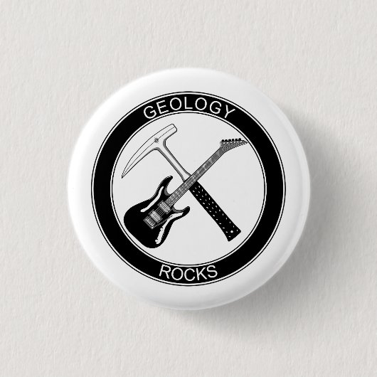 Schaltfläche "Geology Rocks" Button (Vorderseite)