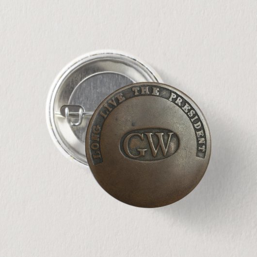 Schaltfläche George Washington Campaign Button (Vorne & Hinten)