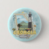 Schaltfläche Georgia Lighthouse Button (Vorderseite)
