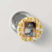 Schaltfläche "gerahmtes Personalisiertes Foto" Button (Vorne & Hinten)