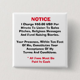 Schaltfläche Geschäftsbedingungen Button