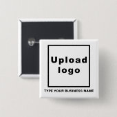 Schaltfläche "Geschäftsname" und "Logo" Button (Vorne & Hinten)