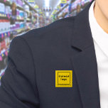 Schaltfläche "Geschäftsname" und "Logo" Button<br><div class="desc">Square-Taste, die Sie anpassen können, um Ihren Firmennamen und Ihr Logo. Sie können diesen Knopf als einheitliches Zubehör Ihrer Mitarbeiter verwenden. Sie können es auch als Verpackungszubehör verwenden. Sie können es auch in Ihr Marketing aufnehmen, um Ihr Unternehmen zu werben oder Ihren Namen für Ihre Kunden zu fördern. Schaltfläche, die...</div>