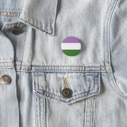 Schaltfläche "GeschlechtQueer Pride" Button (Beispiel)