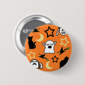 Schaltfläche Gespenster und Katzen Button (Vorne & Hinten)