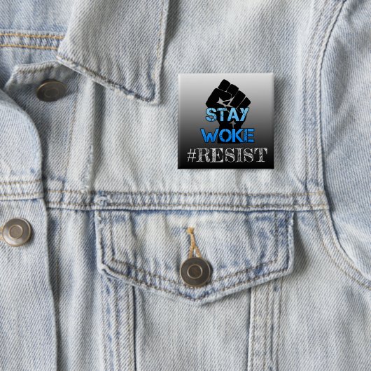 Schaltfläche "Geweckt Fist Text Slang" bleibe Button (Beispiel)