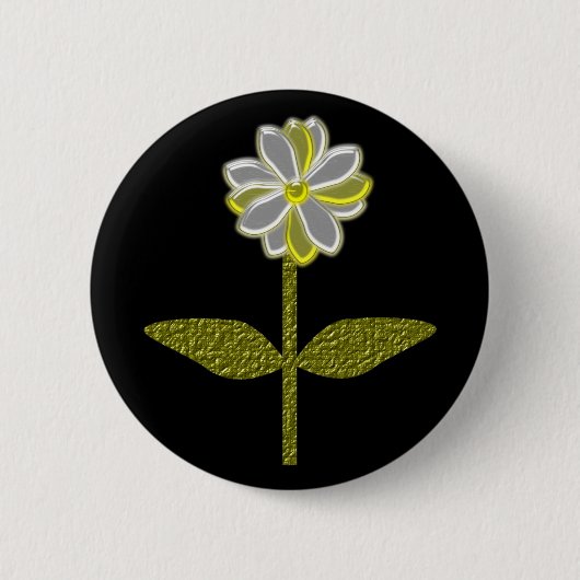 Schaltfläche "GIMING Daisy Blume" Button (Vorderseite)