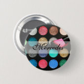 Schaltfläche Glitzer Makeup Button (Vorne & Hinten)