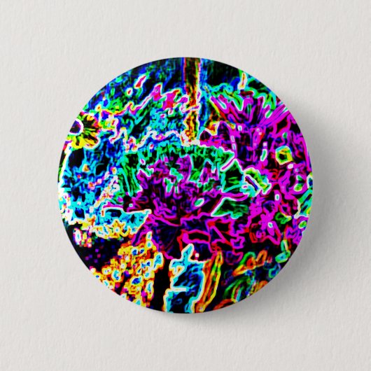 Schaltfläche "Glühende Blume" Button (Vorderseite)