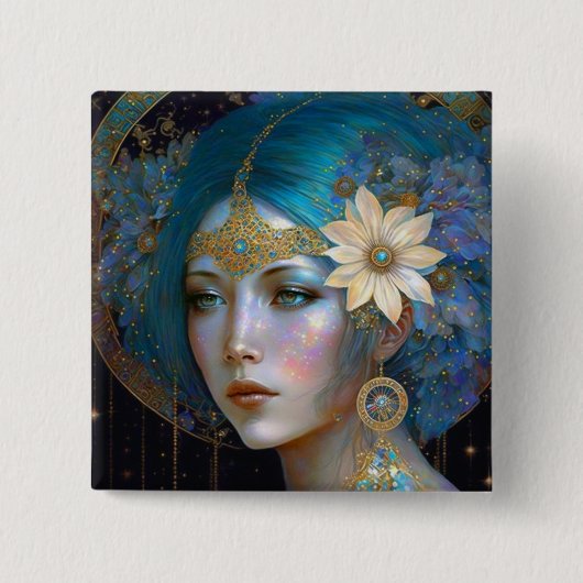 Schaltfläche "Goddess Fantasy Art" Button (Vorderseite)