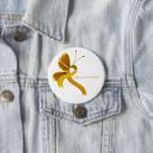 Schaltfläche "Gold Awareness Ribbon Butterfly" Button (Beispiel)