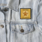 Schaltfläche "Gold Shining Star Custom" Button (Beispiel)