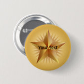 Schaltfläche "Gold Shinting Star" Button (Vorne & Hinten)