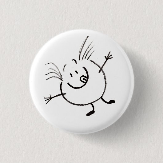 Schaltfläche "Goofy Doodle Typ" Button (Vorderseite)