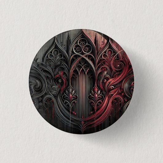 Schaltfläche Gothic Elegance Button (Vorderseite)