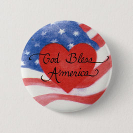 Schaltfläche "Gott segne Amerika" Button