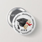 Schaltfläche Grad Hat und Grad Button (Vorne & Hinten)