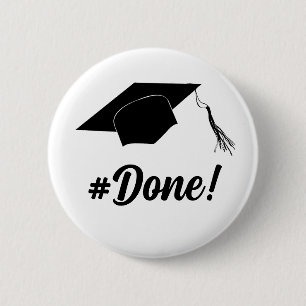 Schaltfläche "Graduierungsparty" mit schwarzem Abs Button