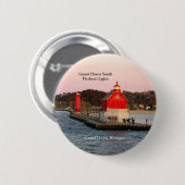 Schaltfläche "Grand Haven South Pierhead Lights" Button (Vorne & Hinten)