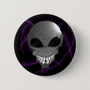 Schaltfläche "Grau Alien" Button