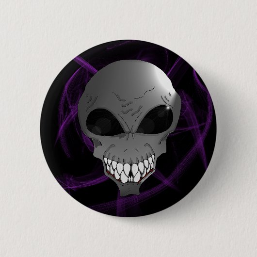 Schaltfläche "Grau Alien" Button (Vorderseite)
