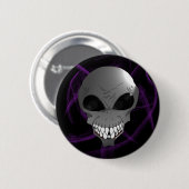 Schaltfläche "Grau Alien" Button (Vorne & Hinten)