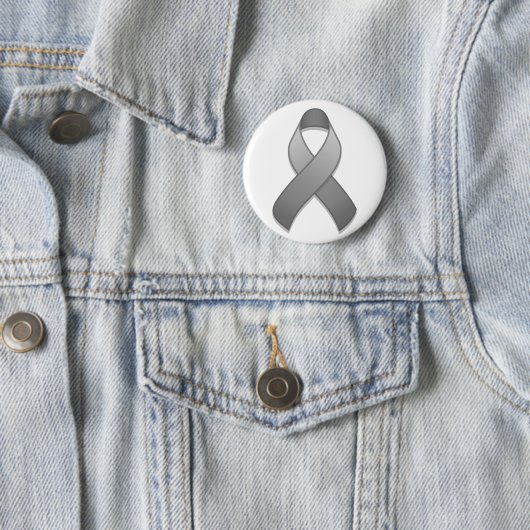 Schaltfläche "Grau Awareness Ribbon" Button (Beispiel)