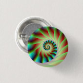 Schaltfläche "Graue und blaue Spiralstufen" Button (Vorne & Hinten)