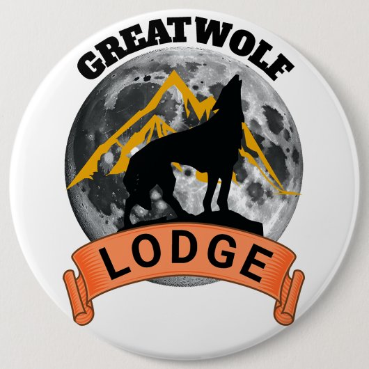 Schaltfläche "Great Wolf Lodge" Button (Vorderseite)