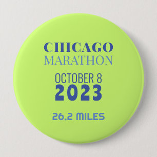 Schaltfläche "Green Custom Text" von Chicago Marat Button