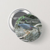 Schaltfläche "Green Heron Ecology" Button (Vorne & Hinten)