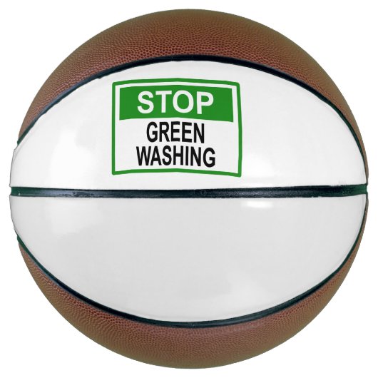 Schaltfläche "Greenwaschen" beenden Basketball (Vorderseite)