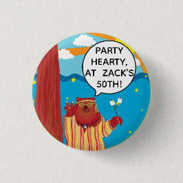 Schaltfläche "Groovy Bear Party" Button