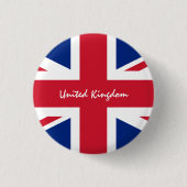 Schaltfläche Großbritannien, patriotische Britisch Button (Vorderseite)