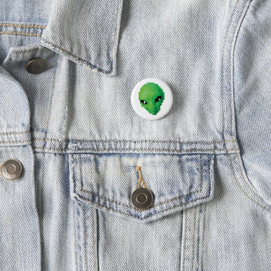 Schaltfläche "Grüne Alien" Button (Beispiel)