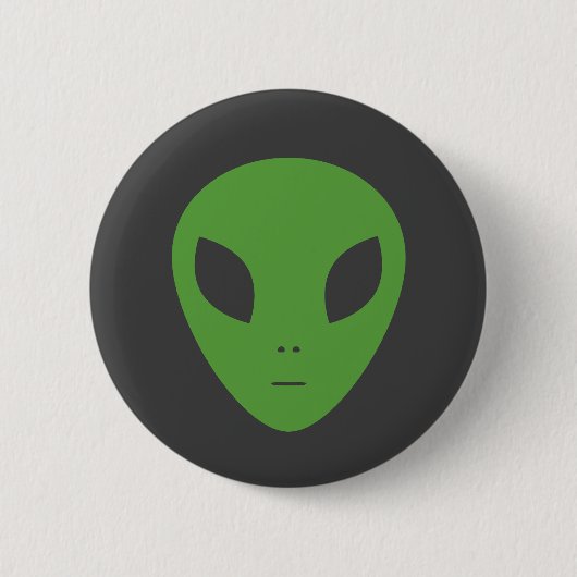 Schaltfläche "Grüne Alien" Button (Vorderseite)
