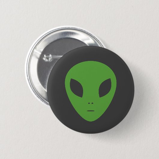 Schaltfläche "Grüne Alien" Button (Vorne & Hinten)
