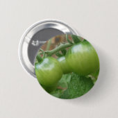 Schaltfläche Grüne Tomaten Button (Vorne & Hinten)